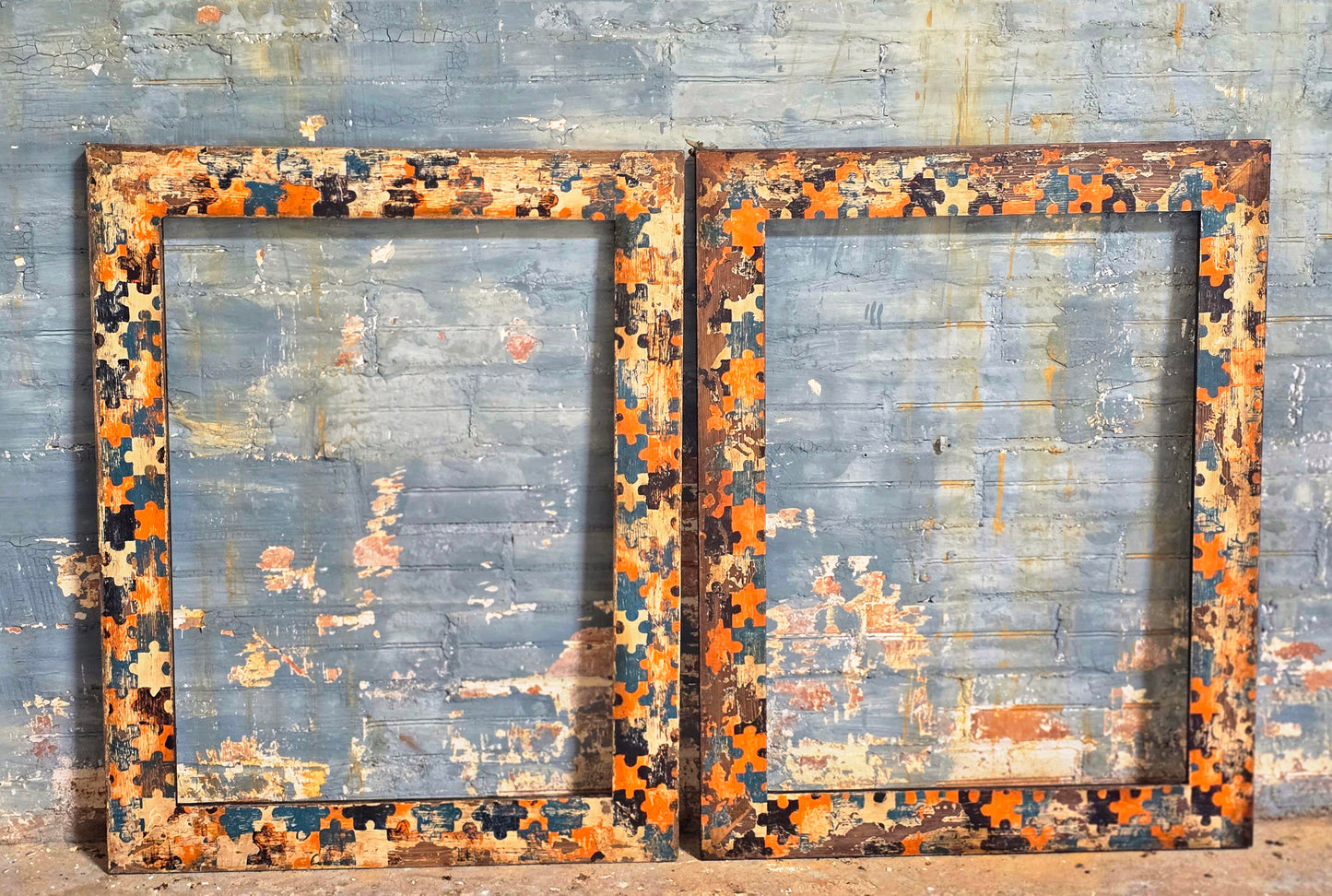 Pareja Marcos Patrón Puzzle